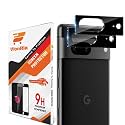 WonRia [Pack of 2 Back Camera Glass Protector for Pixel 8 Pro Camera Lens Protector Tempered Guard [3D Premium]- (Black)