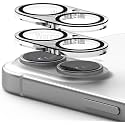 WonRia Pack 2 - Back Camera Lens Protector for iPhone 16 | iPhone 16 Plus (5G) Ultra Thin HD Clear | 3D Premium | Case Friendly Camera Glass Guard (Pack of 1)