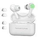 Wooask M6 Translation Earbuds, Translator Earbuds with for 144 Languages and 11 Offline Translation Packs, 3-in-1 Wireless Bluetooth Headphones for Travel Business Learning (White, Online Version)