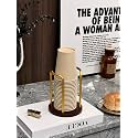Wood Bathroom Cup Holder (Under 3.35in Diameter),Disposable Cup Dispenser