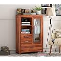 Wood Book Shelf for Home Library 