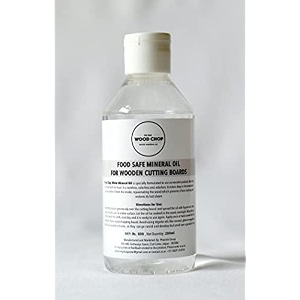 wood chop - food grade white mineral oil for wood treatment oil amp conditioner for long lasting wooden cutting chopping boards amp cutlery - 200 ml