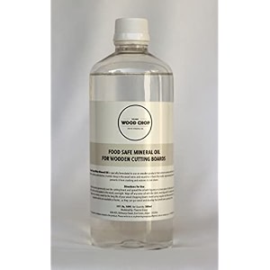 wood chop - food grade white mineral oil for wood treatment oil amp conditioner for long lasting wooden cutting chopping boards amp cutlery - 500 ml
