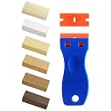 Wood Filler Sticks - 6 Colors Hardwood Floor Scratch Repair Kit, Upgrade Laminate Floor Repair Kit, vinyl wood Floor Repair Kit, Furniture Wood Crayons for Scratche Nail Holes Floors Cabinets Doors