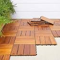 Wood Flooring Interlocking Deck Tiles 12 x 12 Inch (14)