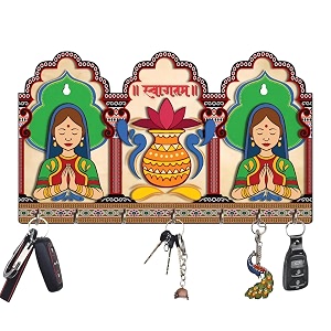 Wood Key Holder (5 Hooks) APS-20