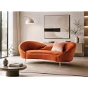 Sheesham Wood Chesterfield Sofa 3 Seater Couch Chaise Lounge Sectional Sofa For Home &amp; Living Room, 3-Person Sofa, Brown