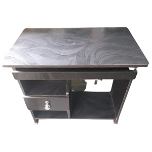 wood study amp computer table and office desk with keyboards tray 1