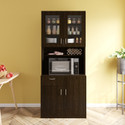 Woodbuzz Engineered Wood Crockery Cabinet
