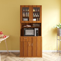 Woodbuzz Engineered Wood Crockery Cabinet