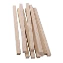 20 Pieces Wood Art Craft Wooden Sticks Pieces Dowels Pole Rods Sweet Trees Wood Stick (20cmx1cm(Thickness))