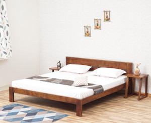 woodefly sheesham wood queen size bed without storage double bed cot bed for bedroom solid wood queen bed 2088 cm x 160 cm 685 ft x 525 ft
