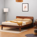 Woodefly Solid Wood Queen Bed, 203 cm x 183 cm (6.66 ft x 6.0 ft)
