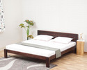 Woodefly Solid Wood Queen Bed, 205.74 cm x 158.75 cm (6.75 ft x 5.21 ft)