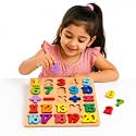Wooden 123 Learning Puzzle for Toddlers, Educational Counting Activity Toy, Number Matching &amp; Number Recognition Board for Preschool Children &amp; Early Education Age 2–5 Years, Ideal Gift for Kids