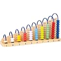 Wooden Abacus by Small Foot – Classic Educational Counting Toy Bead Counter – Early Learning Logic, Quantities, Addition, Subtraction – Develops Motor Skills and Logical Thinking - Age 4+ Years