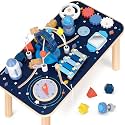 Pillowhale Montessori Activity Table for 1 Year Old