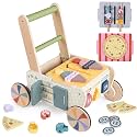 3 in 1 Wooden Baby Walker, Montessori Push Walker for Babies 10-12 Months
