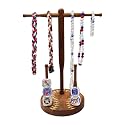 Wooden Baseball or Softball Drip Necklace Organizer Holder, Ring Holder