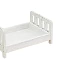 Wooden Bed Photography Props Mini for Background Photos Girls Newborns White