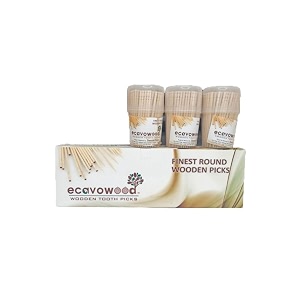 wooden biodegradable toothpick pack of 50 bottles 250 sticks in 1 bottle wooden toothpick toothpicks fruit sticks round wooden toothpick