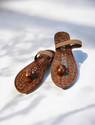 wooden cave Men Flip Flops
