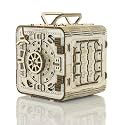 WOODEN.CITY Safe 3D Wooden Puzzles for Adultse – Build Your Own Safe Box with Rubber‑Band Motor – Self‑Assembly Model, DIY Gift – Laser‑Cut Wooden 3D Model for Display and Home Décor
