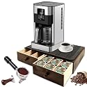 Coffee Pod Holder Storage Wooden Organizer for Countertop (30 Pods)