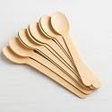 Wooden Disposable Spoons Pack of 2 (200 Pcs), 160 mm | Natural Wood Single-Use Cutlery for Party, Birthday, Wedding, Catering, Picnic, Camping, Restaurant & Home Dining