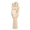 Wooden Hand Model Hand Figurines Rotatable Joint Drawing Sketch Mannequin Miniatures Desktop Room Decoration 12 Inch