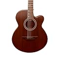 WOODEN HEART TC110 CUT AWAY 6 STRINGS THIN ACOUSTIC GUITAR WITH PICK UP RIGHT HANDED BROWN MATTE, CARRY COVER INCLUDED SOLD BY LYDIAN