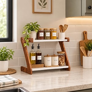 wooden kitchen rack 3 tier kitchen organizer brown rack for countertop wood kitchen pantry cabinet organizer diy brown a black