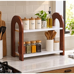 wooden kitchen rack 3 tier kitchen organizer brown rack for countertop wood kitchen pantry cabinet organizer diy brown a white brown a