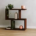 Enigmatic Woodworks Wooden Modern End Table, Home Decor for Living Room Plant Stand, Bed Side Table I Finish-Suede DIY 18 * 8 * 20 inches
