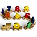 Wooden Number Train Toy for Kid | Wooden Vehicle Toys for Development | Numbers Educational Play Trains with Sliding Wheels - Pre School Learning Game for Kids 3 Years and Above (Multicolor)