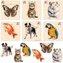 Wooden Puzzles for Toddlers 1-3 - 6 Montessori Kids Puzzles Ages 2-4