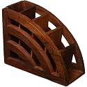 Wooden Remote Control Storage Holder Stand Organizer Rack