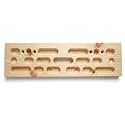 Wooden Multi-Grip Bouldering Hangboard for Doorway & Home Gym