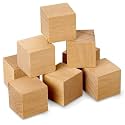Wooden Square Cubes 1.5 Inch x 1.5