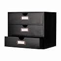 Large Wooden Drawers Wooden Box with Drawer Black