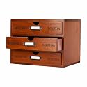 Small Wooden Drawers Wooden Box with Drawer Brown