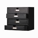 Small Wooden Drawers Wooden Box with Drawer Black