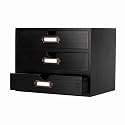 Small Wooden Drawers Wooden Box with Drawer Black