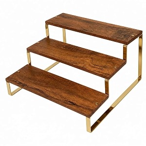 wooden storage shelf  multipurpose organizer rack for home kitchen amp living room