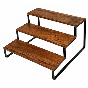 wooden storage shelf  multipurpose organizer rack for home kitchen amp living room
