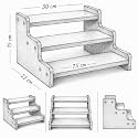 Wooden Storage Shelf | Multipurpose Organizer Rack for Home Kitchen & Living Room