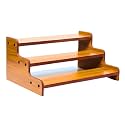 Wooden Storage Shelf | Multipurpose Organizer Rack for Home Kitchen & Living Room (Brown)