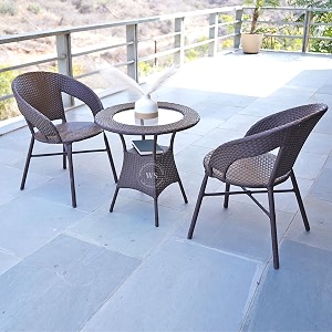 wooden street sienna outdoor seating chairs and table set garden patio coffee table set outdoor balcony wicker furniture dark brown 2 seater