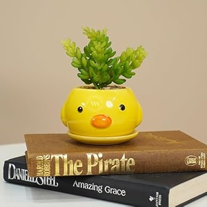 wooden street whimsy artificial flower with yellow pot  low-maintenance faux decor for office amp home  realistic artificial plant in small ceramic vase  tabletop flower arrangement  yellow 157cm
