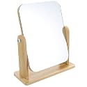 Wooden Tabletop Makeup Mirror Vanity Table Stand